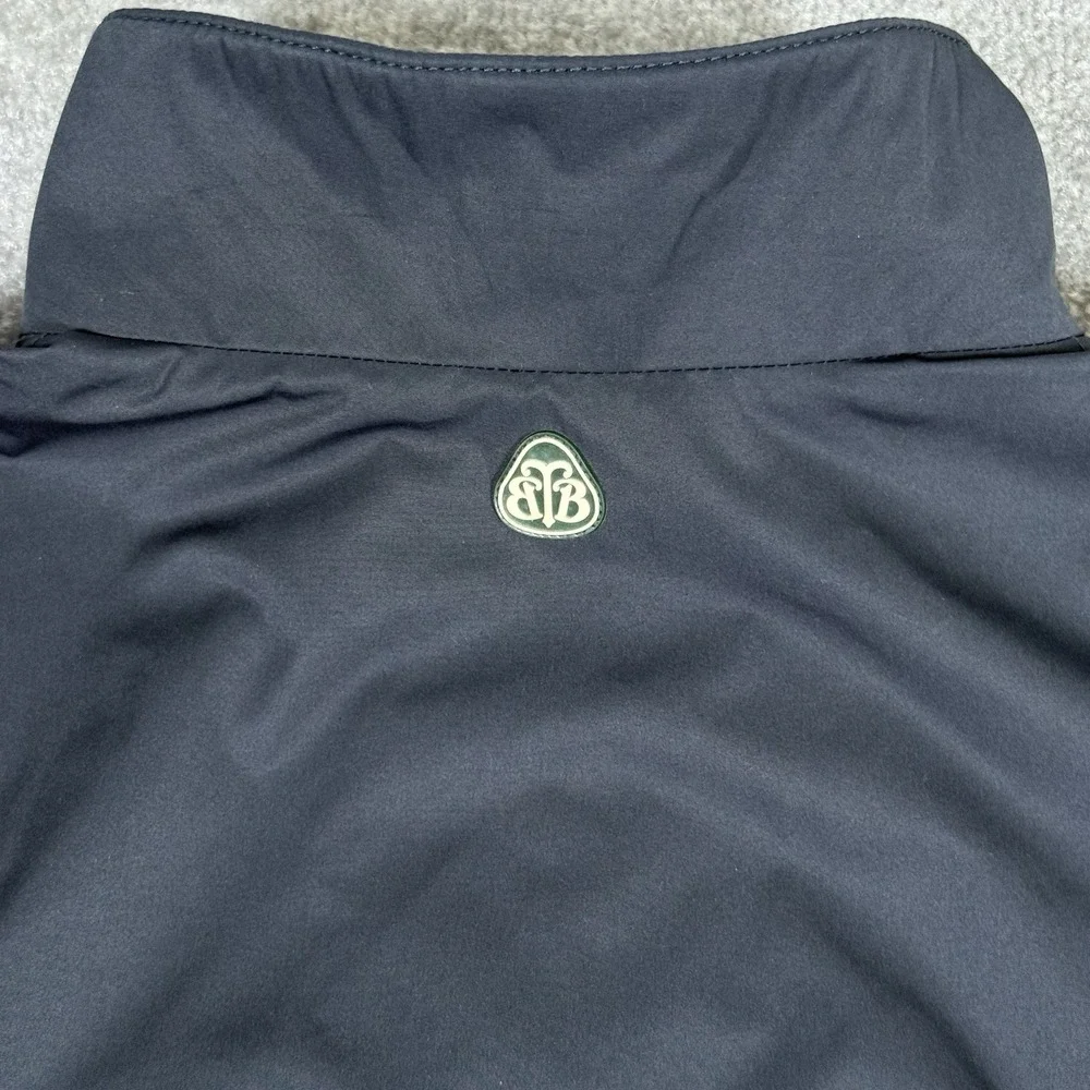 Brooks Brothers Country‎ Club Vest Men's XL Blue Windbreaker Golf Full Zip